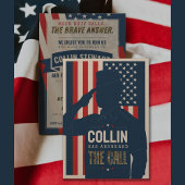 Vlieger Rustic Militair Afscheidsfeest Afscheidspa Kaart