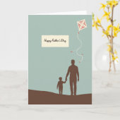 Vlieger Vadersdag kaart (Gele Bloem)