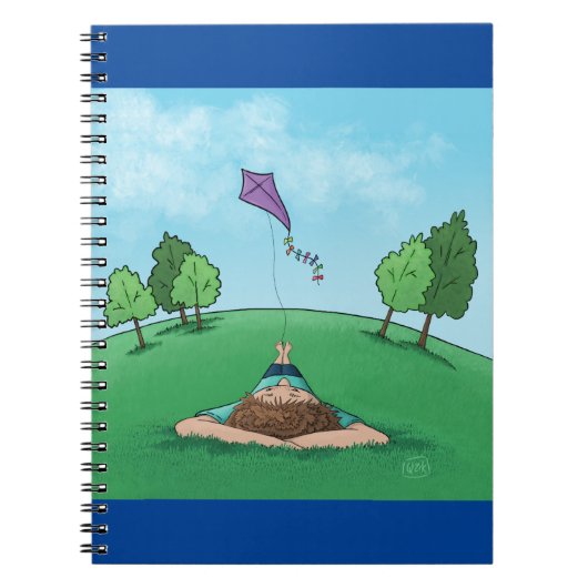 Vlieger Vliegend Notitieboek (Voorkant)