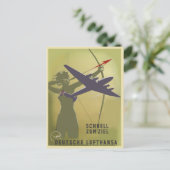 Vliegerei 1939 briefkaart (Staand voorkant)