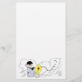 Vliegeren op een Windy Day Stationery Briefpapier (Voorkant)