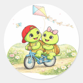 Vliegeren Ronde Sticker
