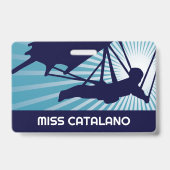 Vliegerleraar pas badge (Achterkant)