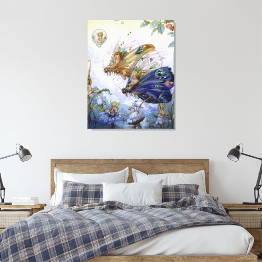 vliegers canvas afdruk (Insitu (Slaapkamer))