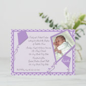 Vliegers Foto/ Doopsel Kaart (Staand voorkant)