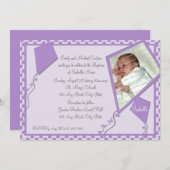 Vliegers Foto/ Doopsel Kaart (Voorkant / Achterkant)