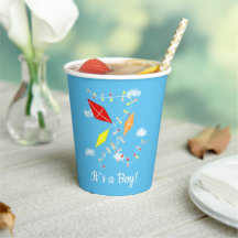 Vliegers in Sky Blue Het is een Boy Baby shower