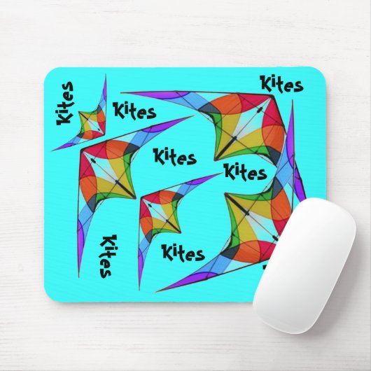 vliegers muismat (Met muis)