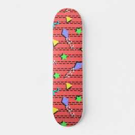 vliegers, sterren, driehoeken en zeeflijnen persoonlijk skateboard
