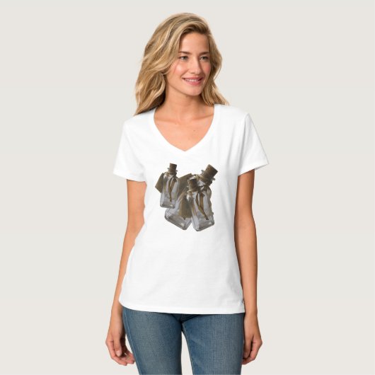 Vliegflessen T-shirt (Voorkant volledig)