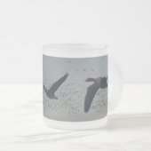 Vliegganzen Mok van gevroren glas (Voorkant rechts)