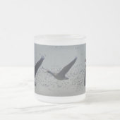 Vliegganzen Mok van gevroren glas (Center)