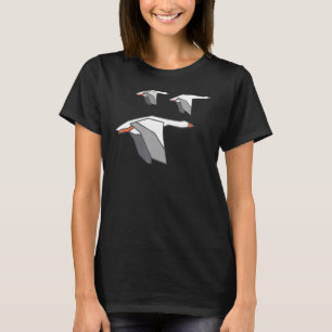 Vliegganzen of ganzen Kinderen en volwassen dieren T-shirt