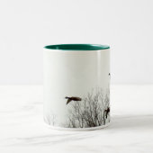 Vliegganzen Tweekleurige Koffiemok (Center)