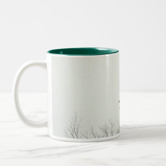 Vliegganzen Tweekleurige Koffiemok (Links)