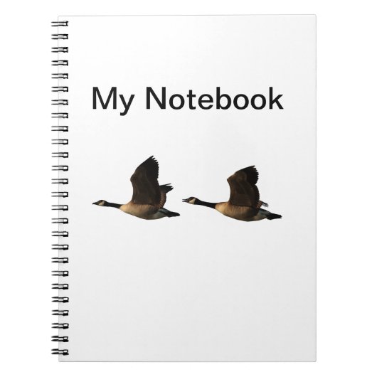 Vliegganzenlaptop Notitieboek (Voorkant)