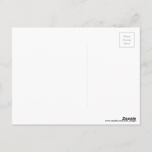 Vliegganzentrek Briefkaart (Achterkant)