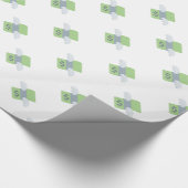 vlieggeld emoji cadeaupapier (Hoek)