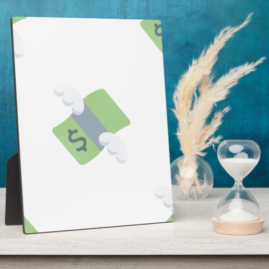 vlieggeld emoji fotoplaat (Zijkant)