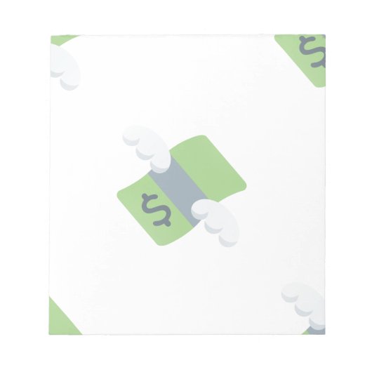 vlieggeld emoji notitieblok (Voorkant)
