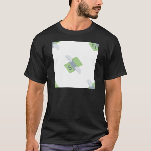 vlieggeld emoji t-shirt (Voorkant)