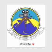 Vlieggevechtscamera VinylSticker Sticker (Vel)