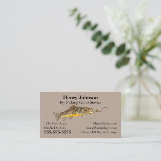 Vlieghandleiding Visitekaartje (Staand voorkant)