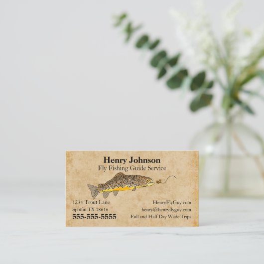 Vlieghandleiding Visitekaartje (Staand voorkant)