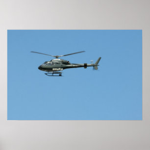 Vlieghelikopter Poster
