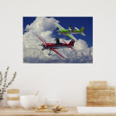 Vlieghonden 3 poster (Keuken)