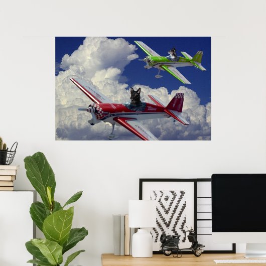 Vlieghonden 4 poster (Thuiskantoor)