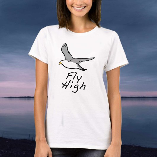 Vlieghoogte - T-Shirt voor een High Flyer.