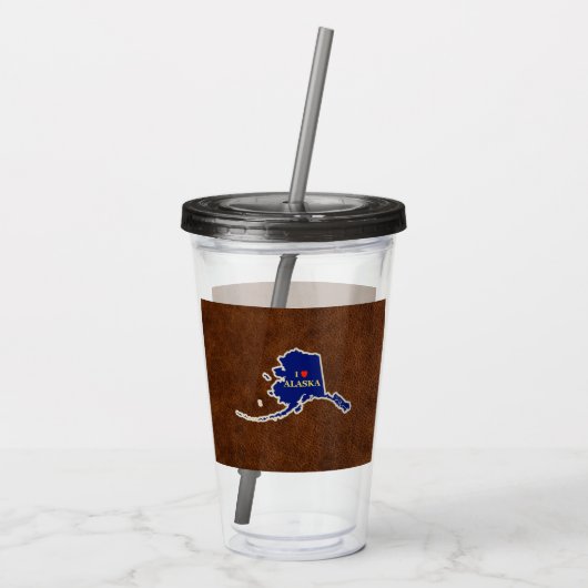 Vliegingspatch van Vliegtuig Acryl Drinkbeker (Achterkant)