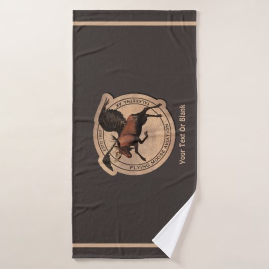 Vliegingspatch van Vliegtuig Badhanddoek (Badhanddoek)