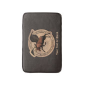 Vliegingspatch van Vliegtuig Badmat (Voorkant Verticaal)