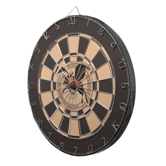 Vliegingspatch van Vliegtuig Dartbord (Voorkant Rechts)