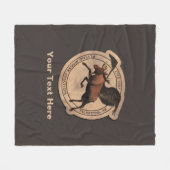 Vliegingspatch van Vliegtuig Fleece Deken (Voorkant (Horizontaal))