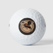Vliegingspatch van Vliegtuig Golfballen (Voorkant)
