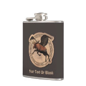 Vliegingspatch van Vliegtuig Heupfles (Links)