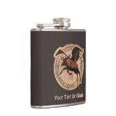 Vliegingspatch van Vliegtuig Heupfles (Rechts)