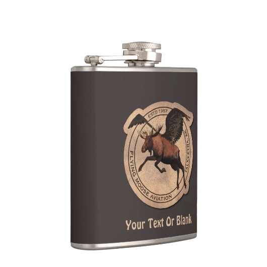 Vliegingspatch van Vliegtuig Heupfles (Rechts)