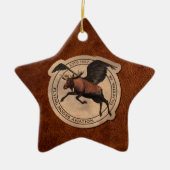 Vliegingspatch van Vliegtuig Keramisch Ornament (Voorkant)