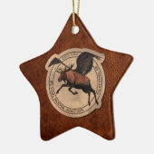 Vliegingspatch van Vliegtuig Keramisch Ornament (Links)