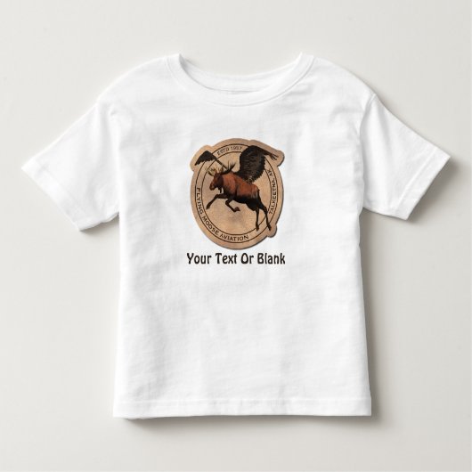 Vliegingspatch van Vliegtuig Kinder Shirts (Voorkant)