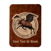 Vliegingspatch van Vliegtuig Magneet (Verticaal)