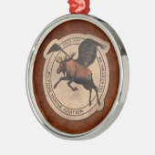 Vliegingspatch van Vliegtuig Metalen Ornament (Links)