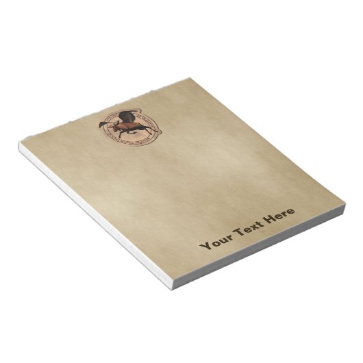 Vliegingspatch van Vliegtuig Notitieblok (Schuin)