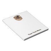 Vliegingspatch van Vliegtuig Notitieblok (Schuin)