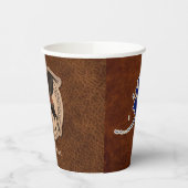 Vliegingspatch van Vliegtuig Papieren Bekers (Links)