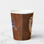 Vliegingspatch van Vliegtuig Papieren Bekers (Rechts)